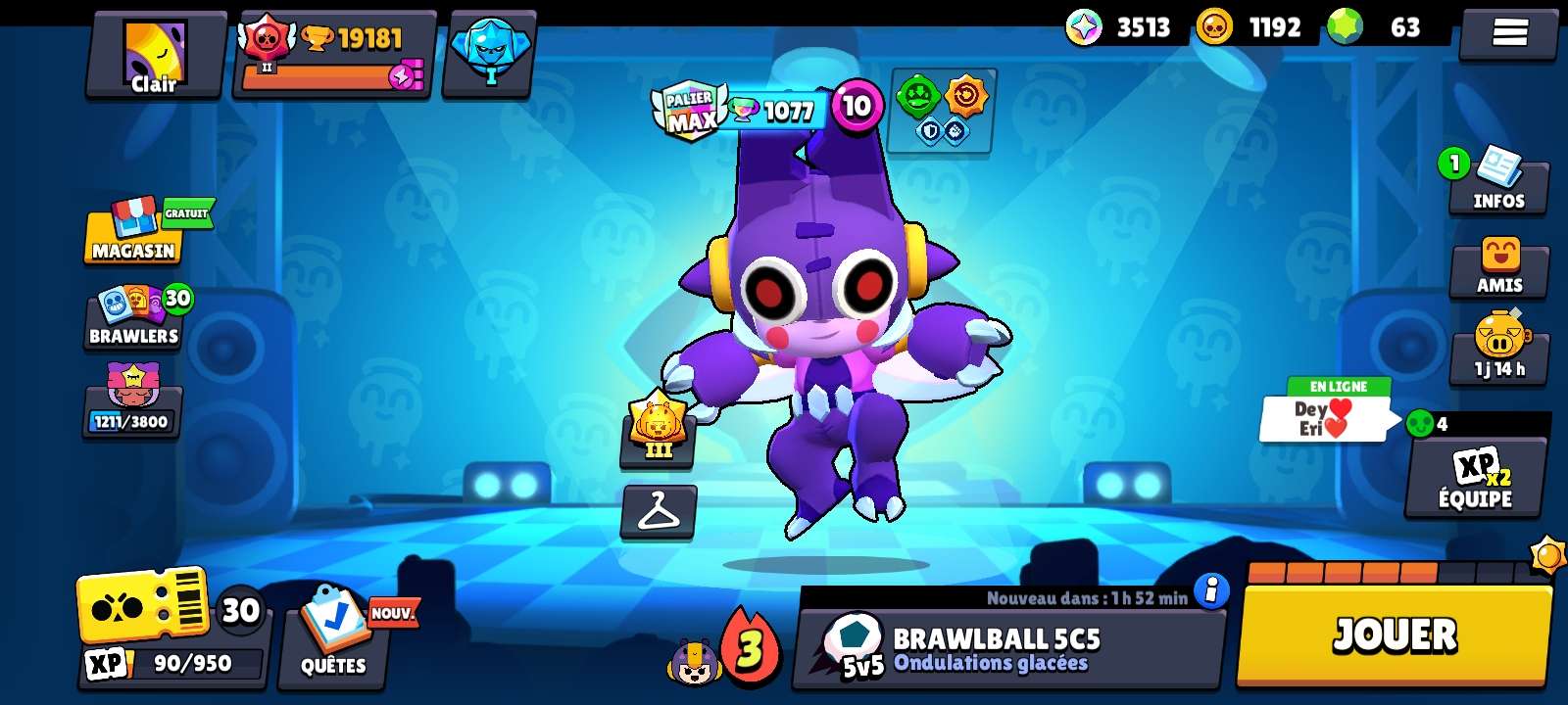 Y'a des gens ici qui jouent &agrave; Brawl Star ?