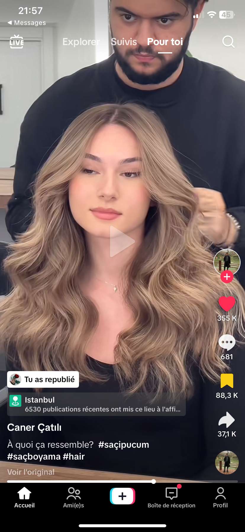 Peut-&ecirc;tre que je vais me faire cette coloration vous en pensez quoi ?