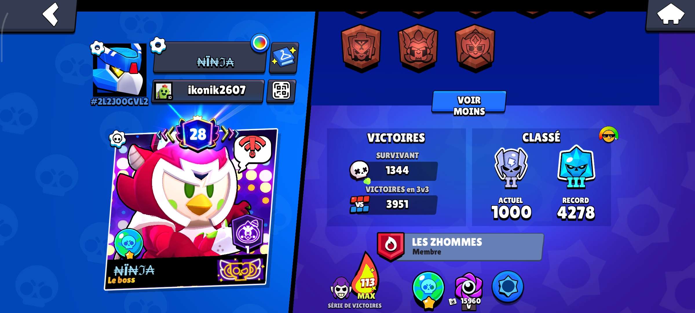 Y a toujours pas un p'tit mate pour jouer a brawl stars ?