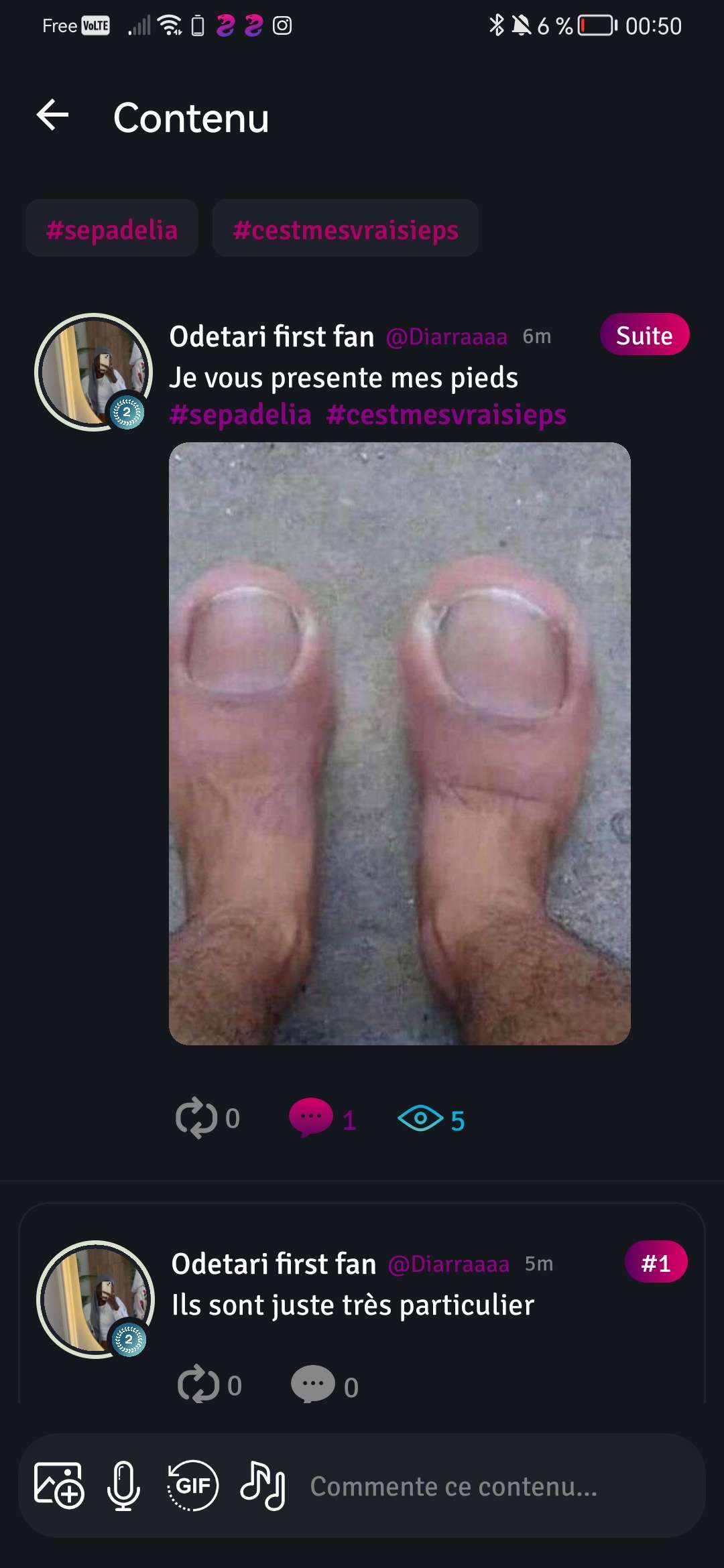 Bon voil&agrave; j'osais pas trop en parler mais maintenant j'ai plus peur j'ose. @Diarraaaa m'a vol&eacute; mes photos perso 😰