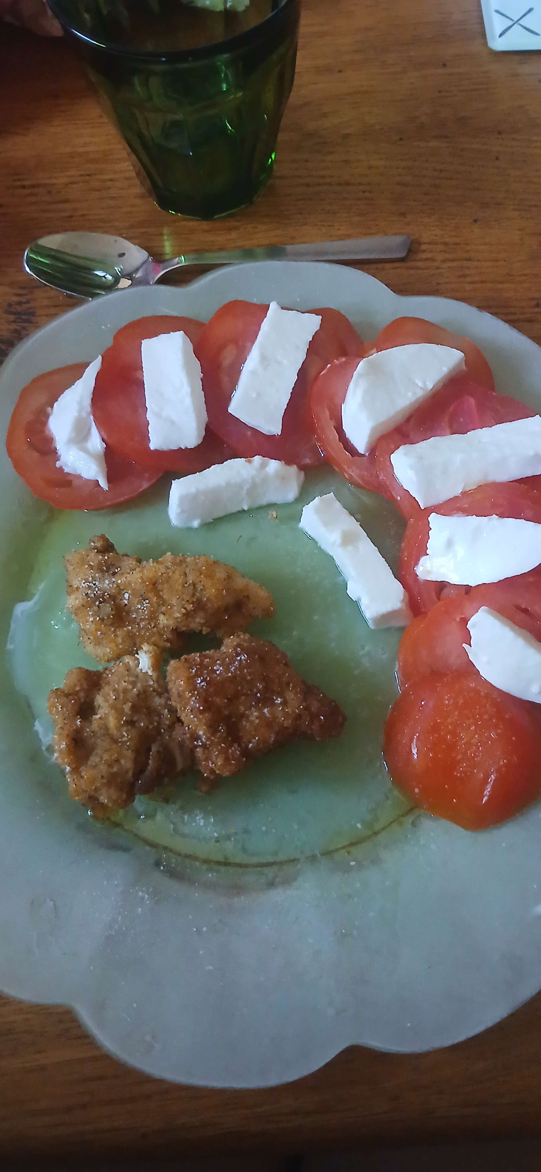 Tenders de poulet, avec tomate mozzarella !