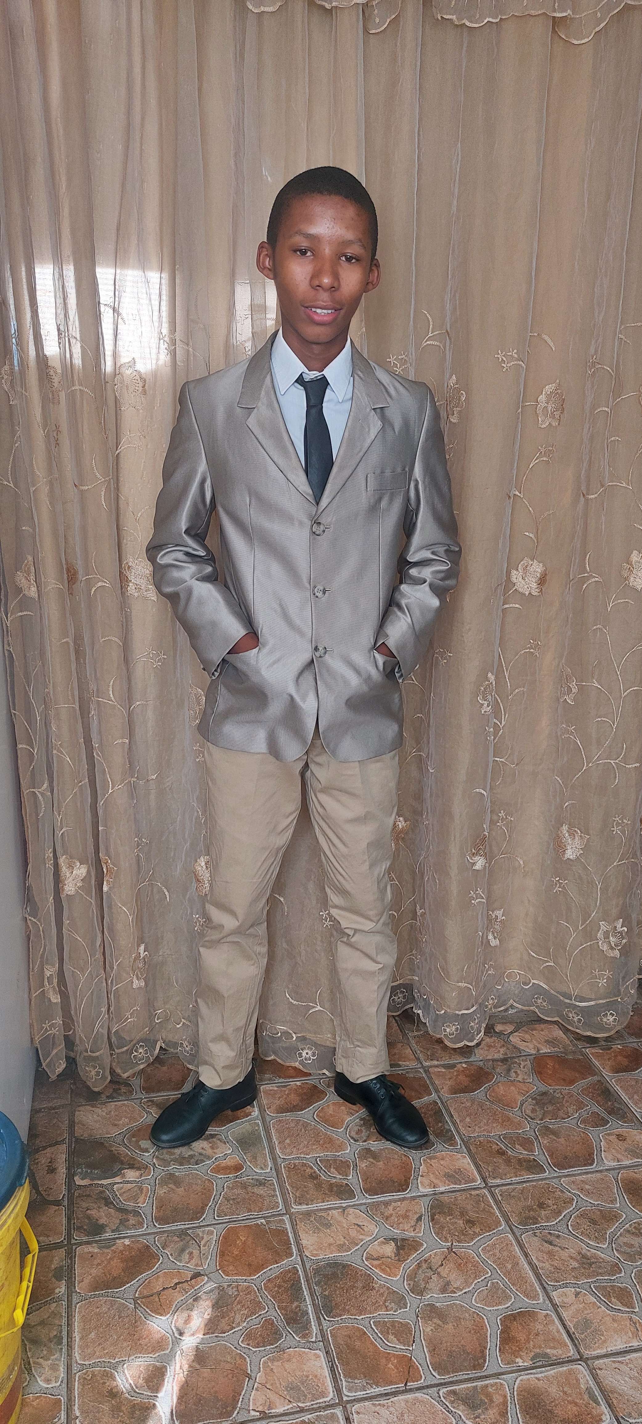 That boy,s going to church
