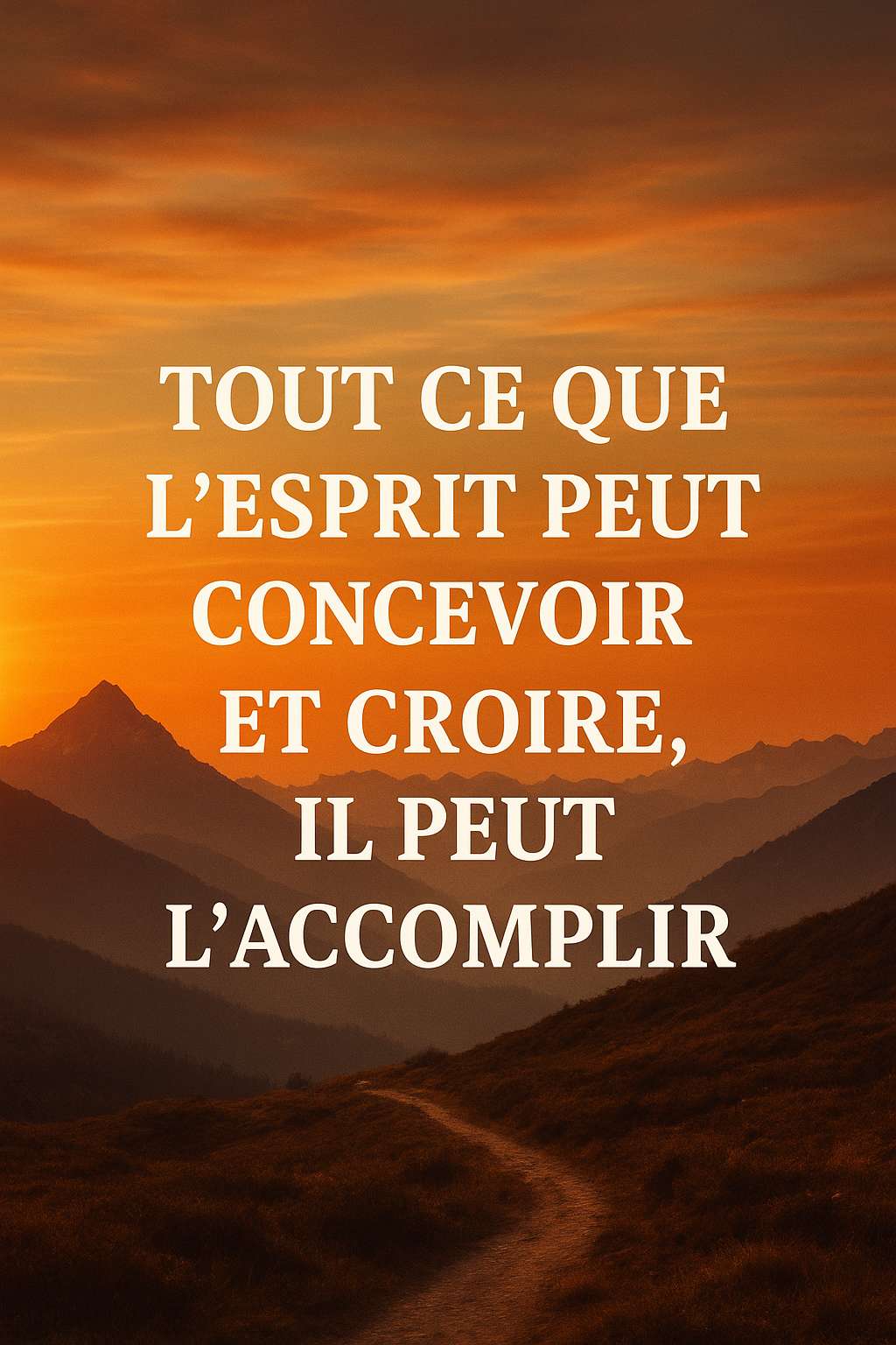 ✨ Tout commence dans ton esprit.
Si tu peux l&rsquo;imaginer et y croire profond&eacute;ment, alors tu peux le r&eacute;aliser. 💡
Chaque pas que tu fais aujourd&rsquo;hui te rapproche de ton objectif, m&ecirc;me si le chemin para&icirc;t long. 🚀

👉 Crois en toi, pers&eacute;v&egrave;re, et transforme tes r&ecirc;ves en r&eacute;alit&eacute;. 🌟

🔥 Dis-moi en commentaire : Quel est TON plus grand r&ecirc;ve que tu veux absolument r&eacute;aliser ?

#Motivation #D&eacute;termination #Succ&egrave;s