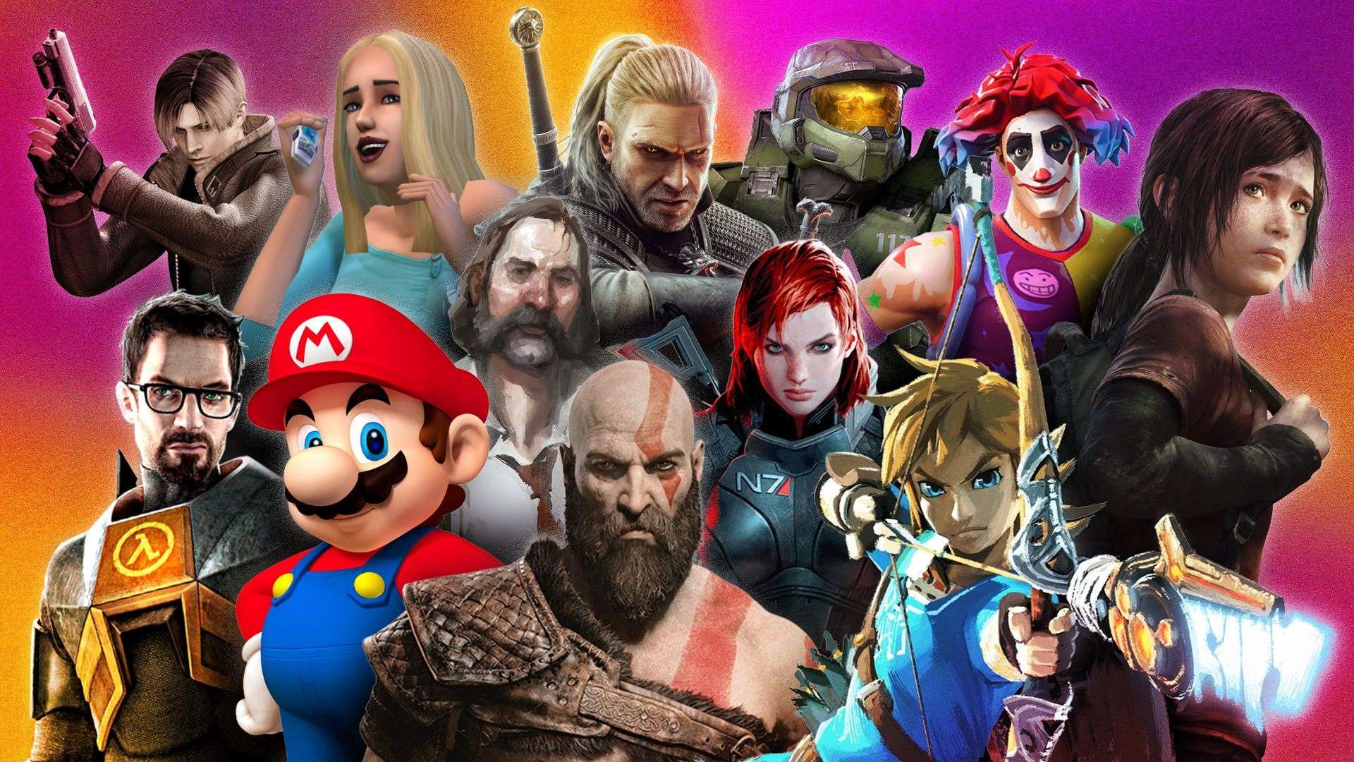 Cette aprem midi le tournoi des jeux video commencera le but 

40 jeux vid&eacute;o vous seront pr&eacute;senter 
1 er tours 20vs20 
2 &egrave;me tour 10vs10 
3 &egrave;me tour 5vs5
4 &egrave;me tour 2vs2
Dernier tour 1vs1

Plusieurs cat&eacute;gorie(playstation,Nintendo.. ect )
1 tours dure 24h
Quelle jeux vid&eacute;o sera le grand gagnant ? 🫣