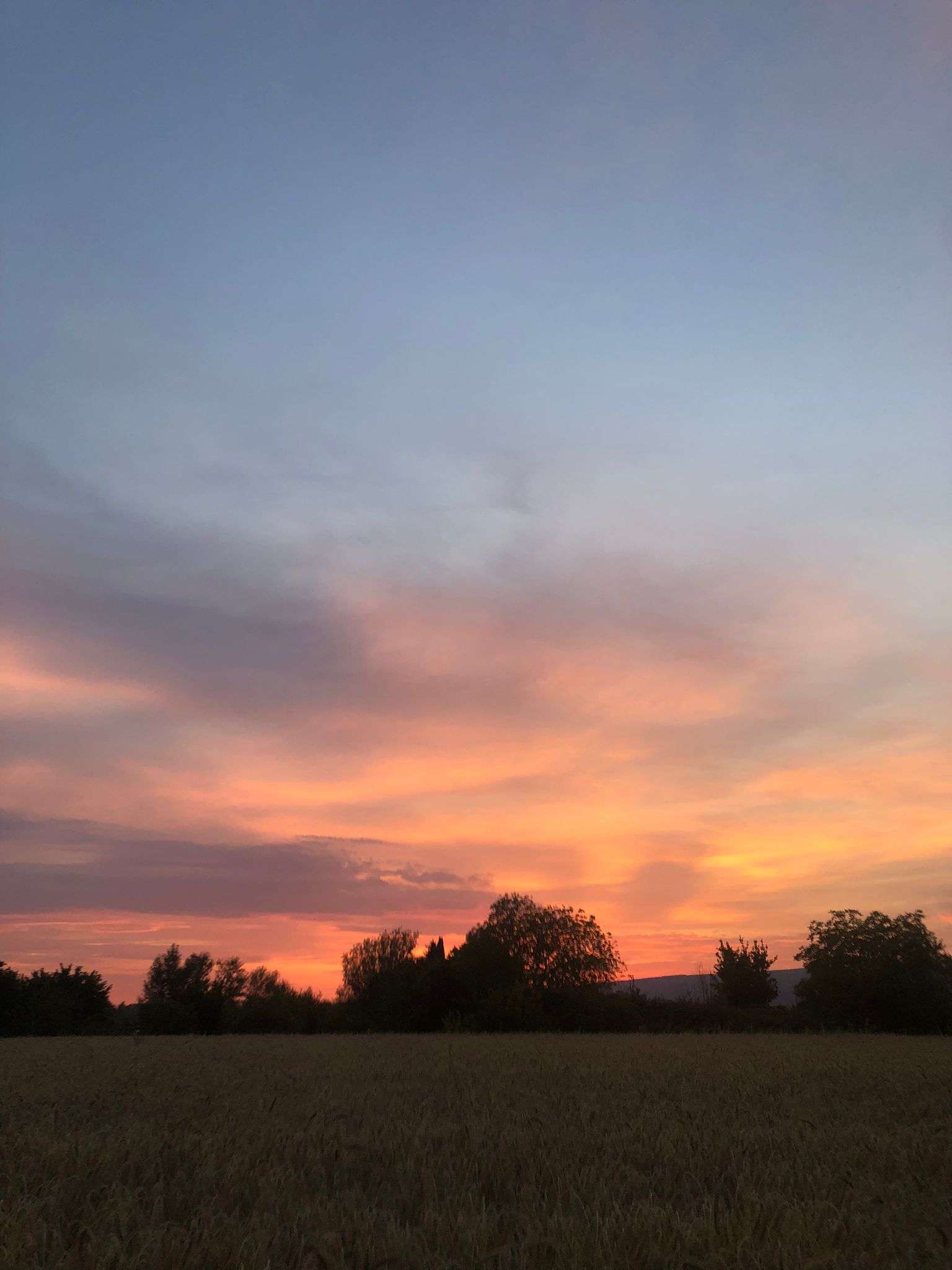 1er photo ,le couch&eacute; de soleil de mon anniversaire 💖