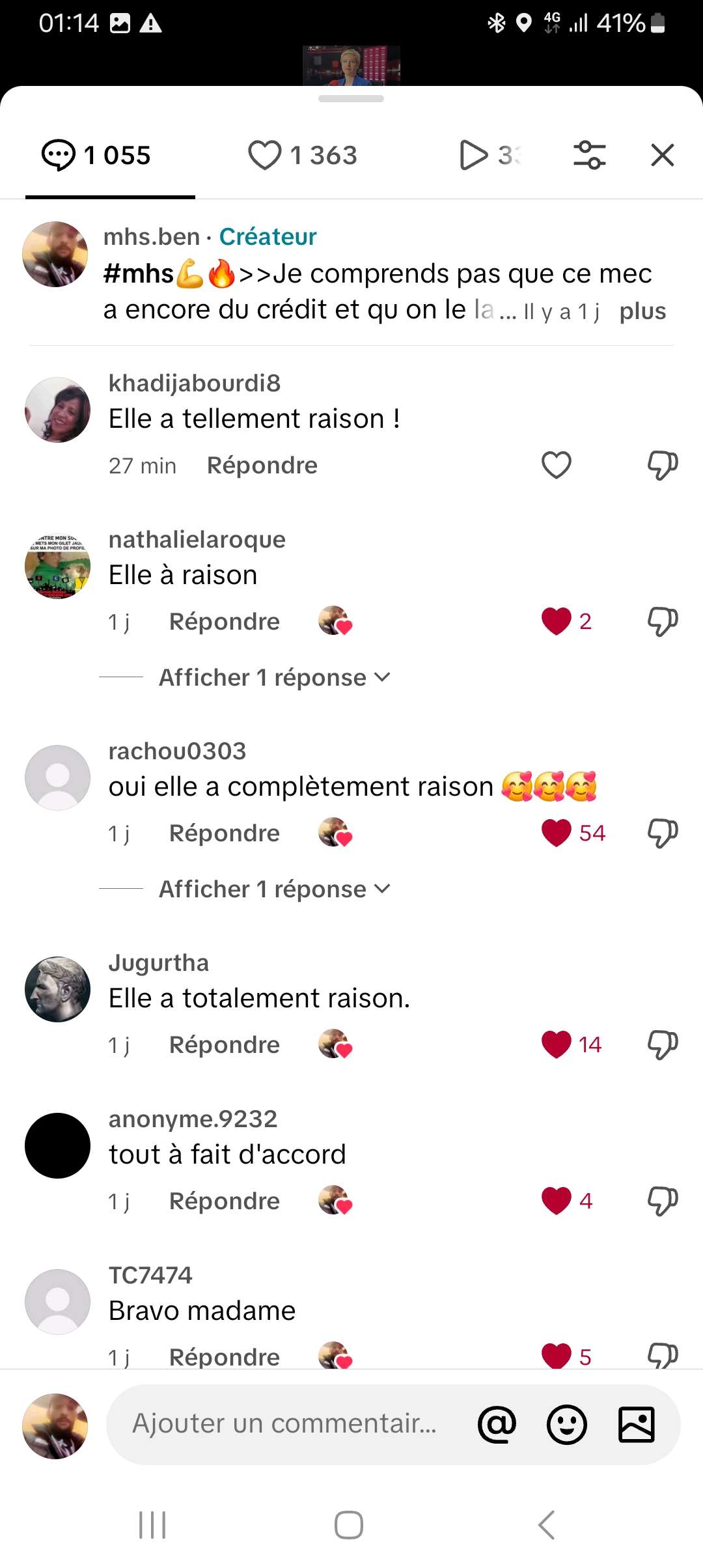 Ajout&eacute; tous #mhs