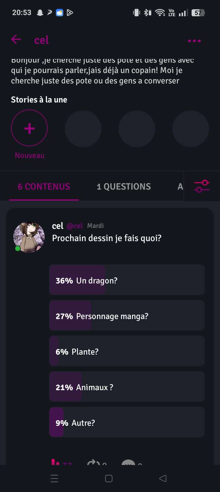 Coucou les gens jais vue que vous avez &eacute;t&eacute; nombreux pour le dragon du coup je vais vous le faire et je vous posterais le dessin j'esp&egrave;re que vous ne serais pas d&eacute;&ccedil;u