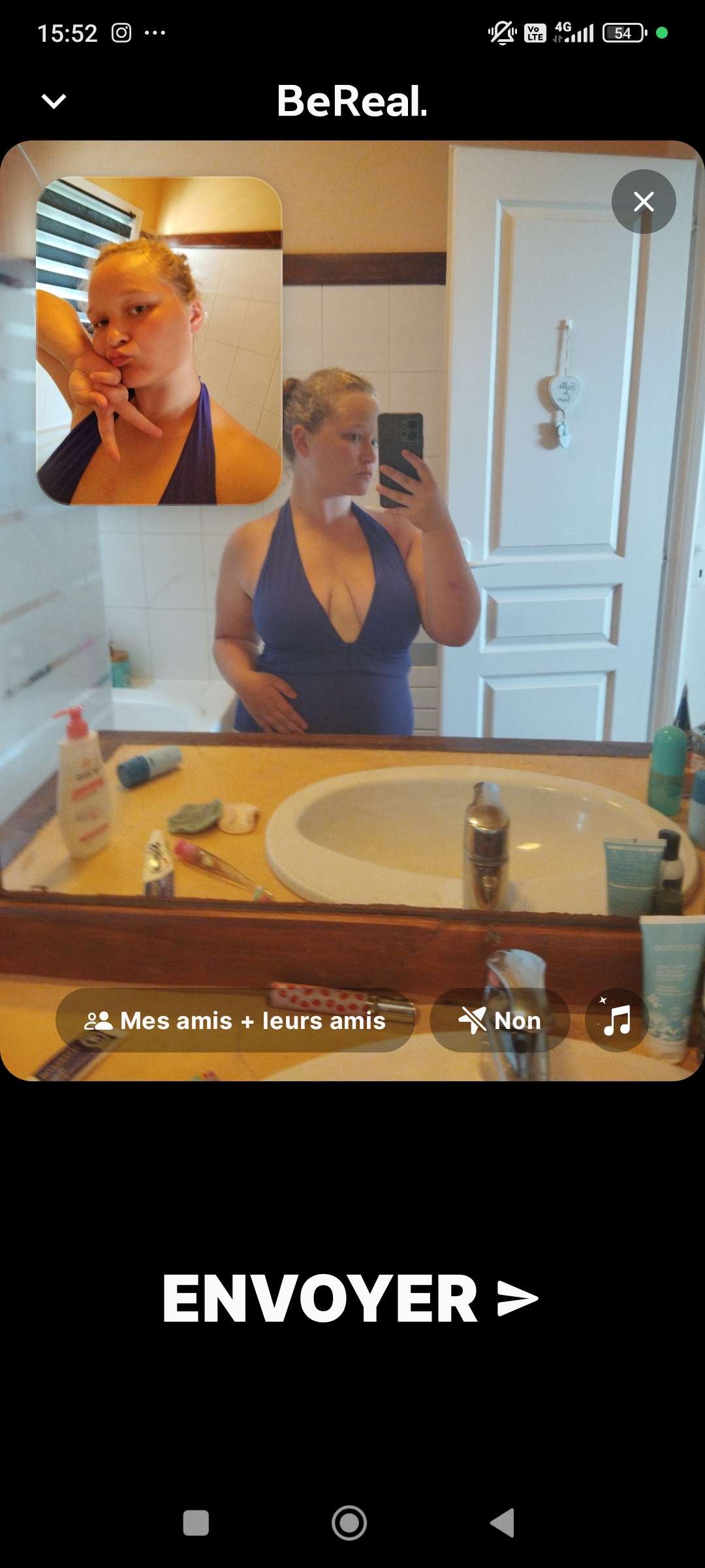 Petit journ&eacute;e a la plage ( ma t&ecirc;te au secours mdr 😂 j'etait fatigu&eacute;e 😂) petit screen de bereal mdr 😭🤣