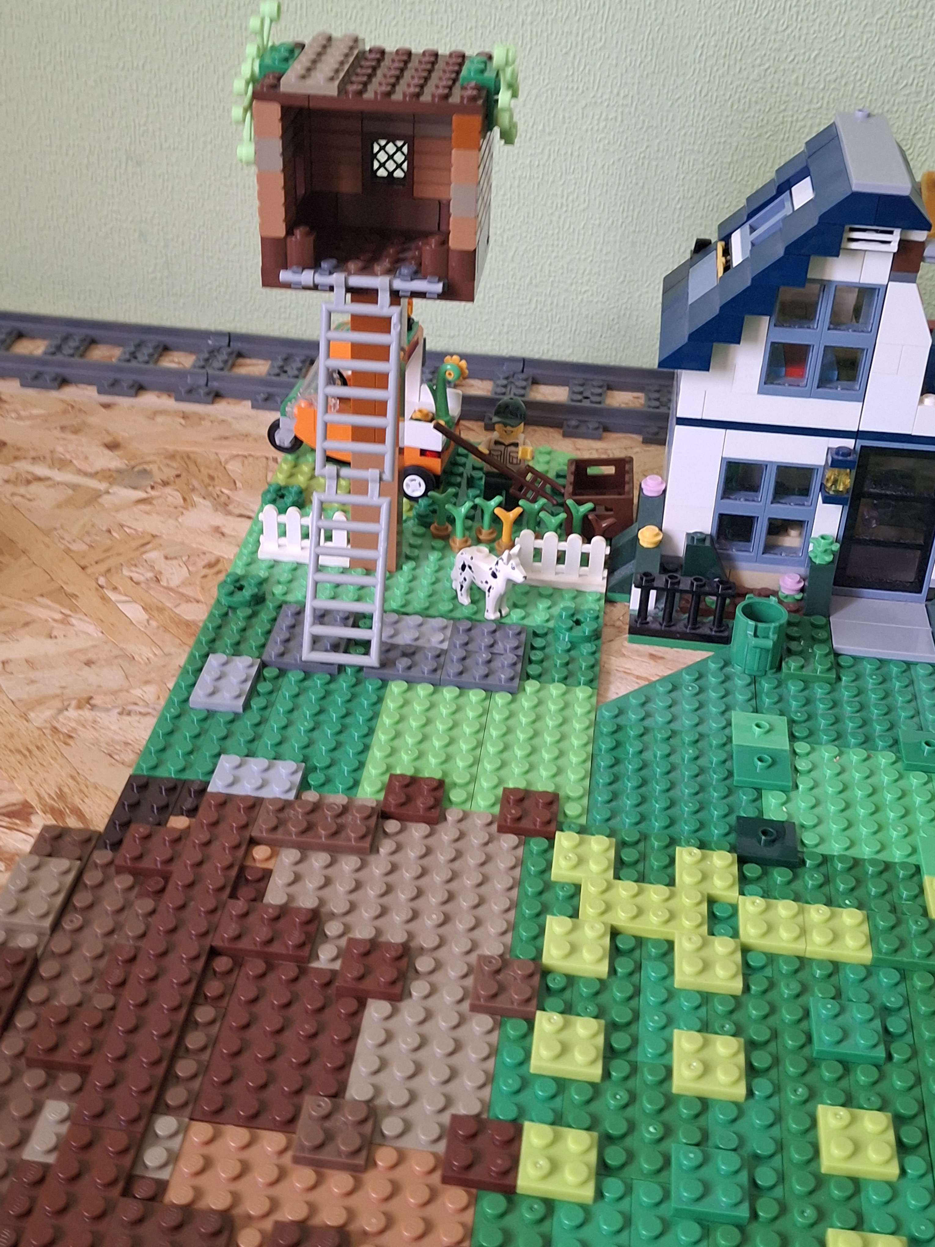 Voila ce que je fais sur la marquette de lego