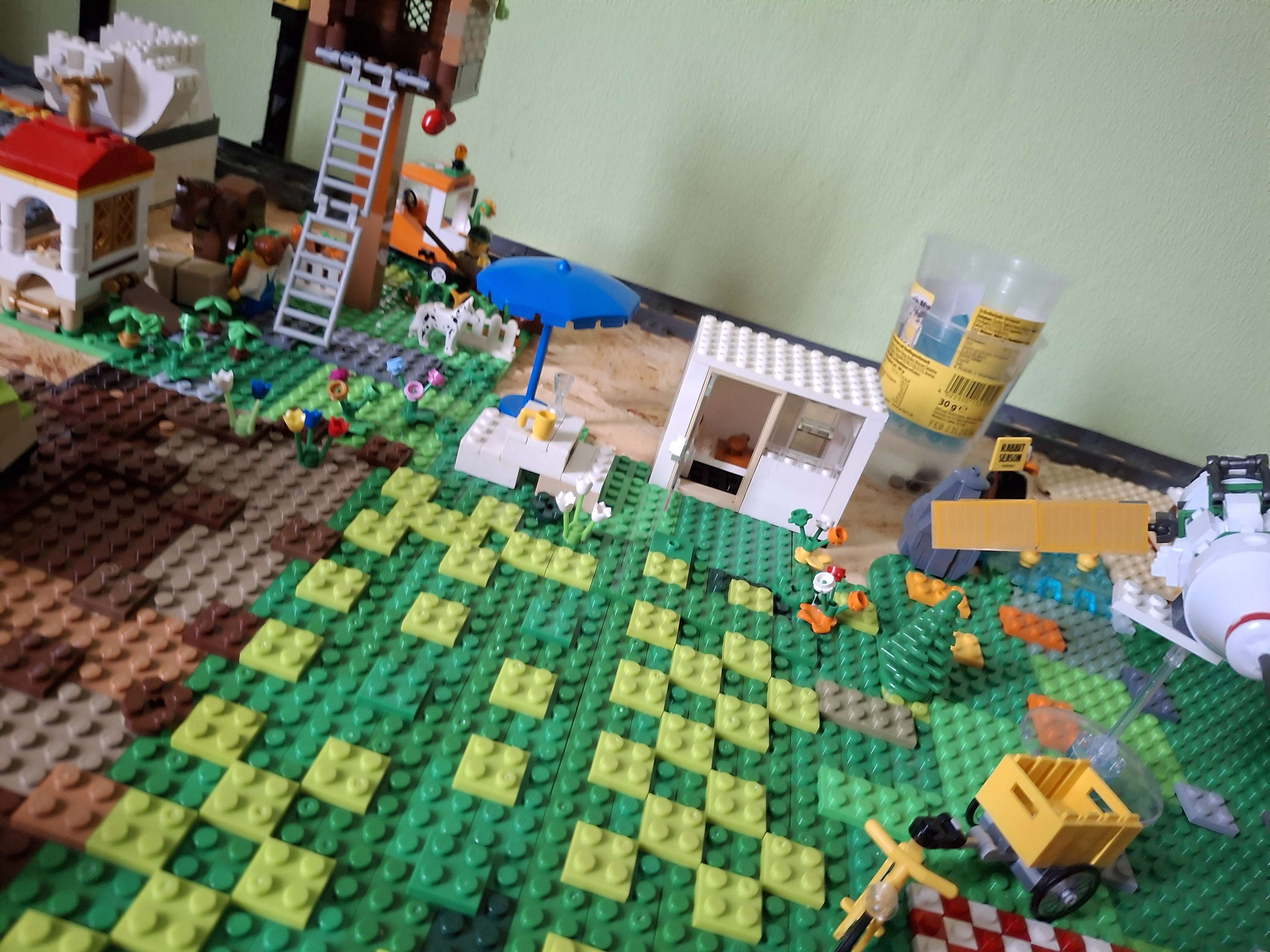 L'avancement du parc en lego