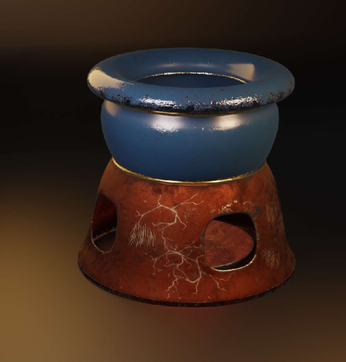 Ma premi&egrave;re mod&eacute;lisation hyperr&eacute;aliste pour un d&eacute;cor de biblioth&egrave;que enchant&eacute;e.
