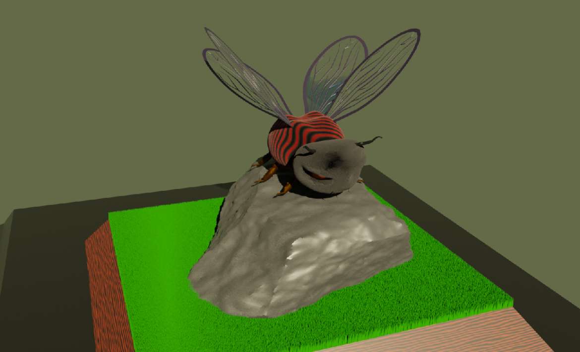 Mod&eacute;lisation d&rsquo;un insecte dans le cadre des cours