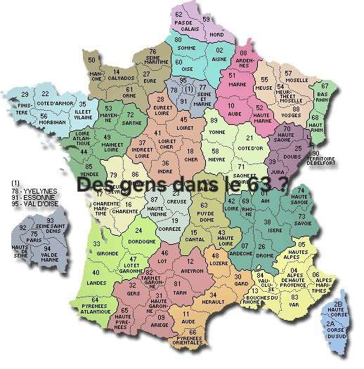 Des gens dans le 63 vers chamali&egrave;res ?