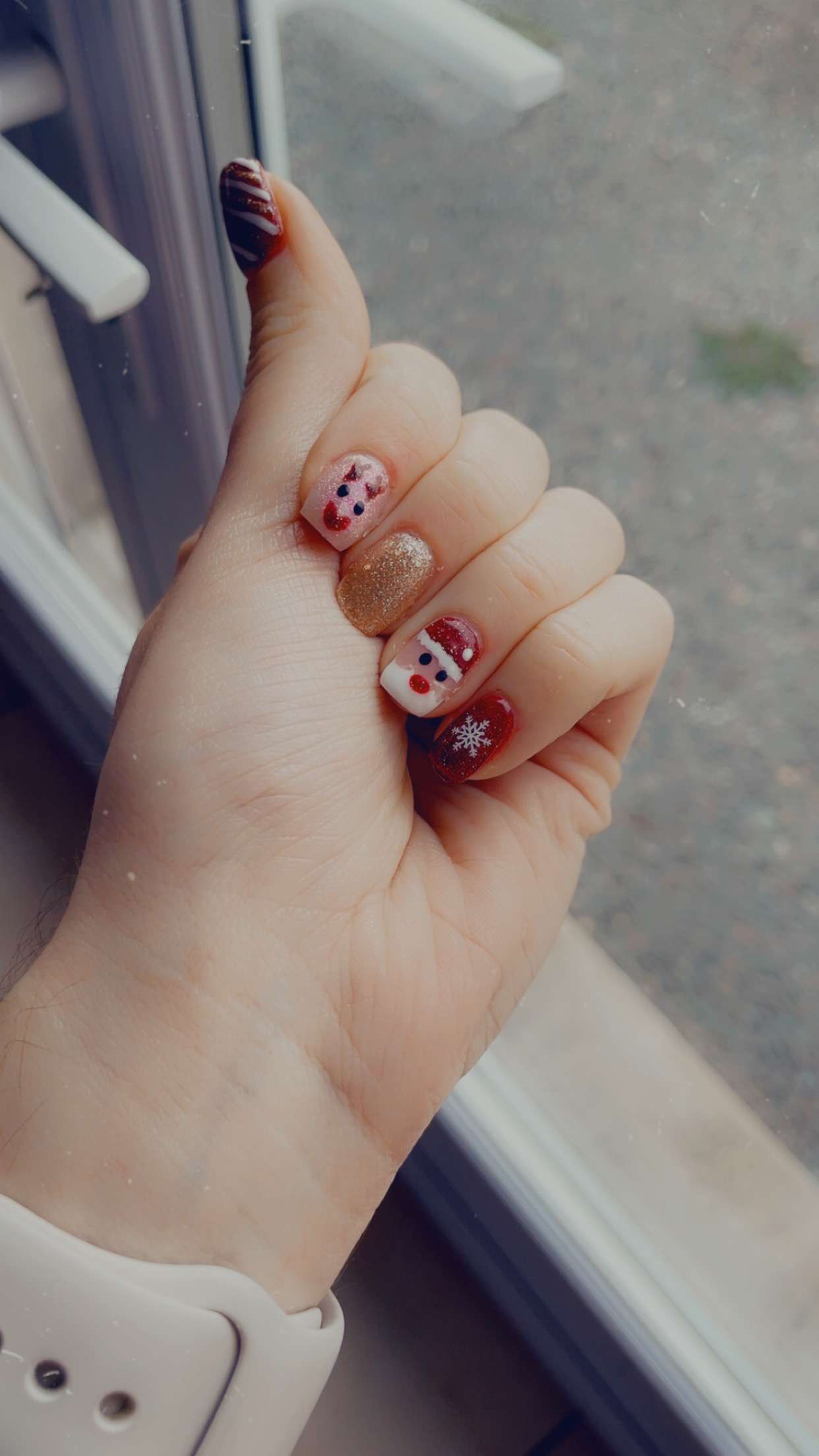 Ongle pour les f&ecirc;tes 🎅🎄