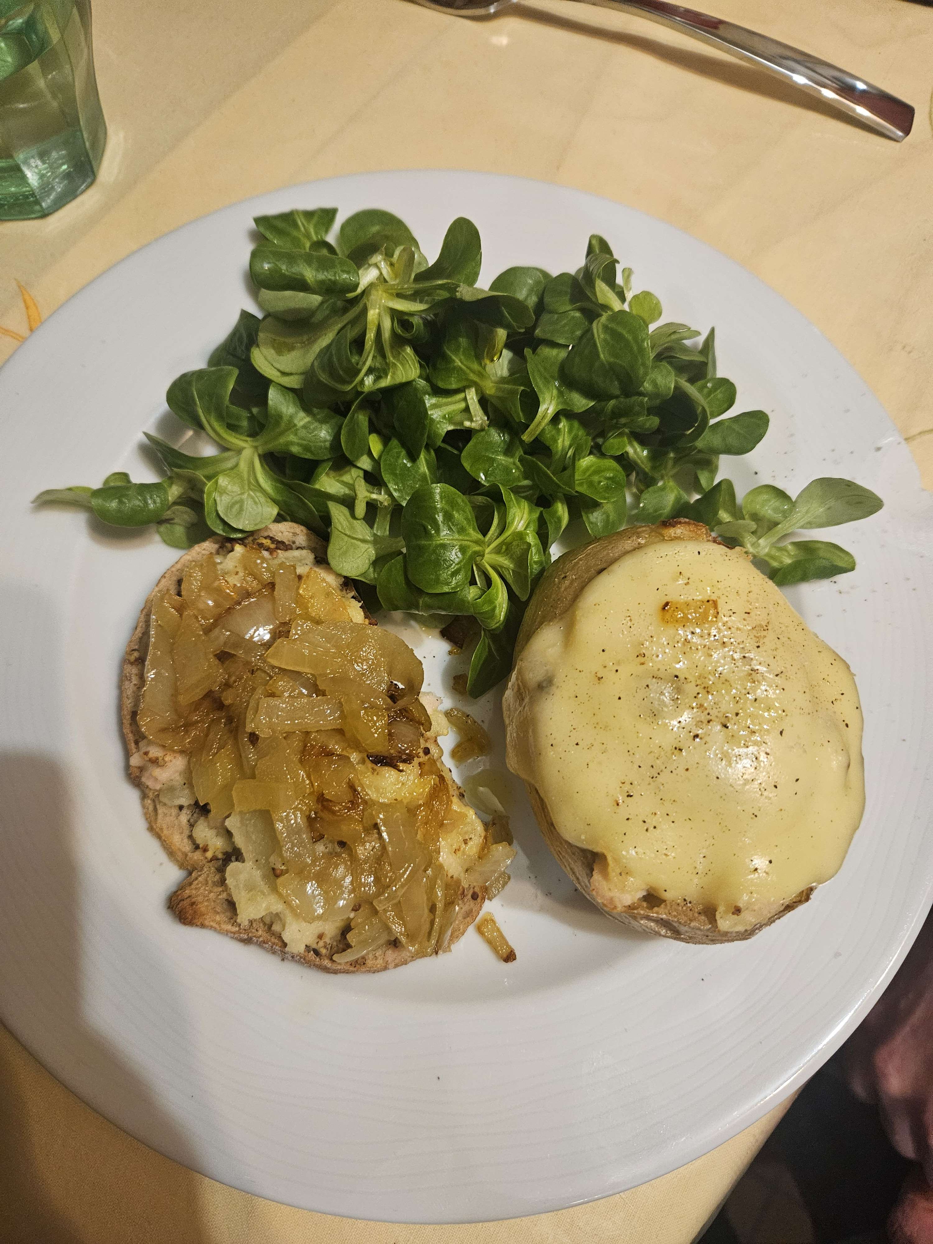 Repas du soir cuisin&eacute; par bibi 😋