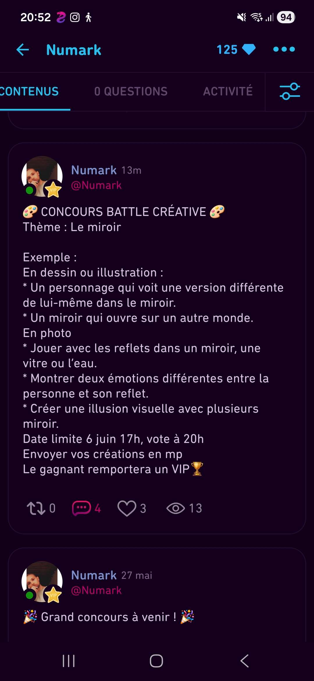 Concours sur le compte : @Numark