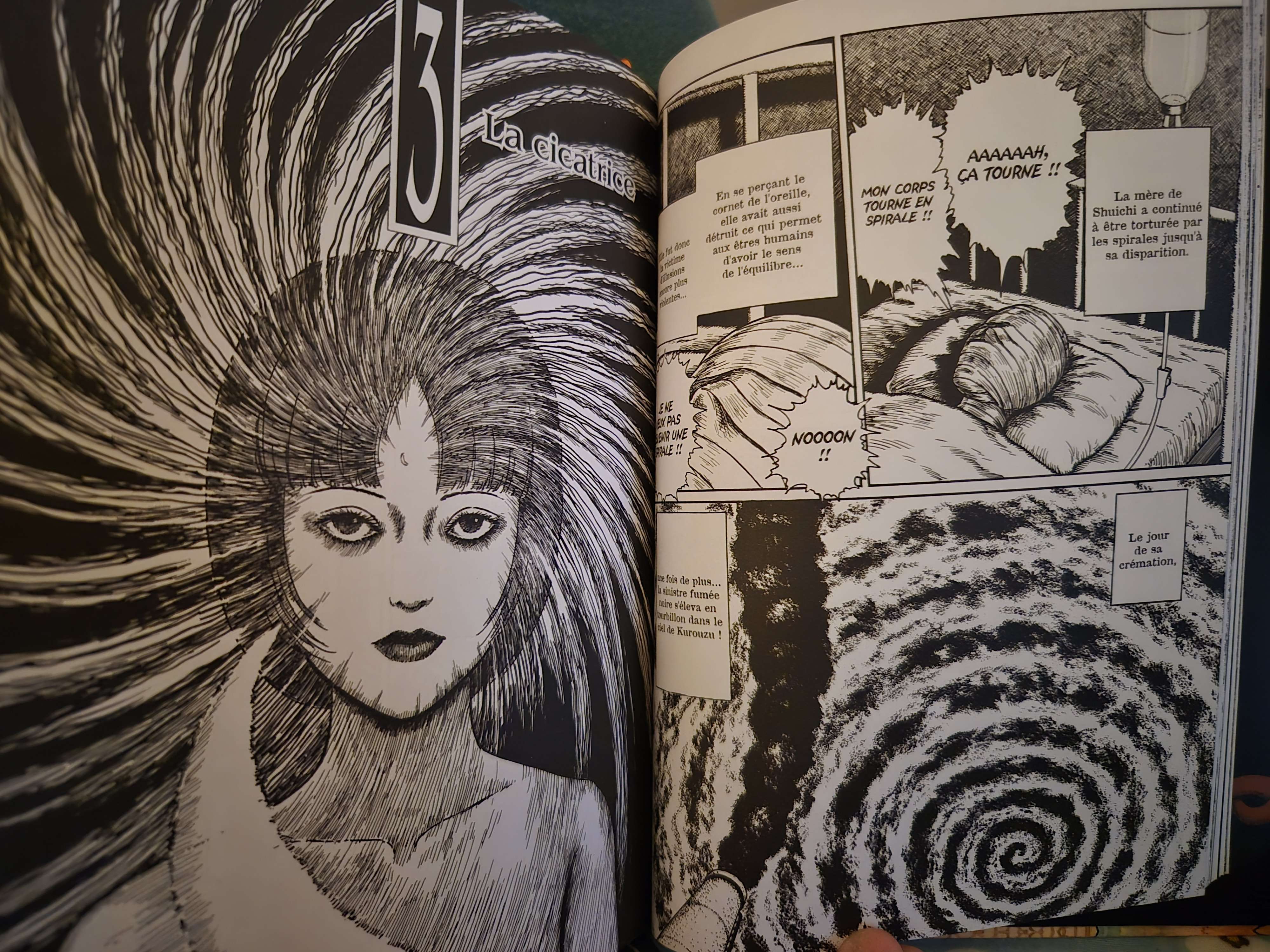 🐚 Spirale de JUNJI ITO

Ce soir lecture du chapitre 3 et 4 ✅️