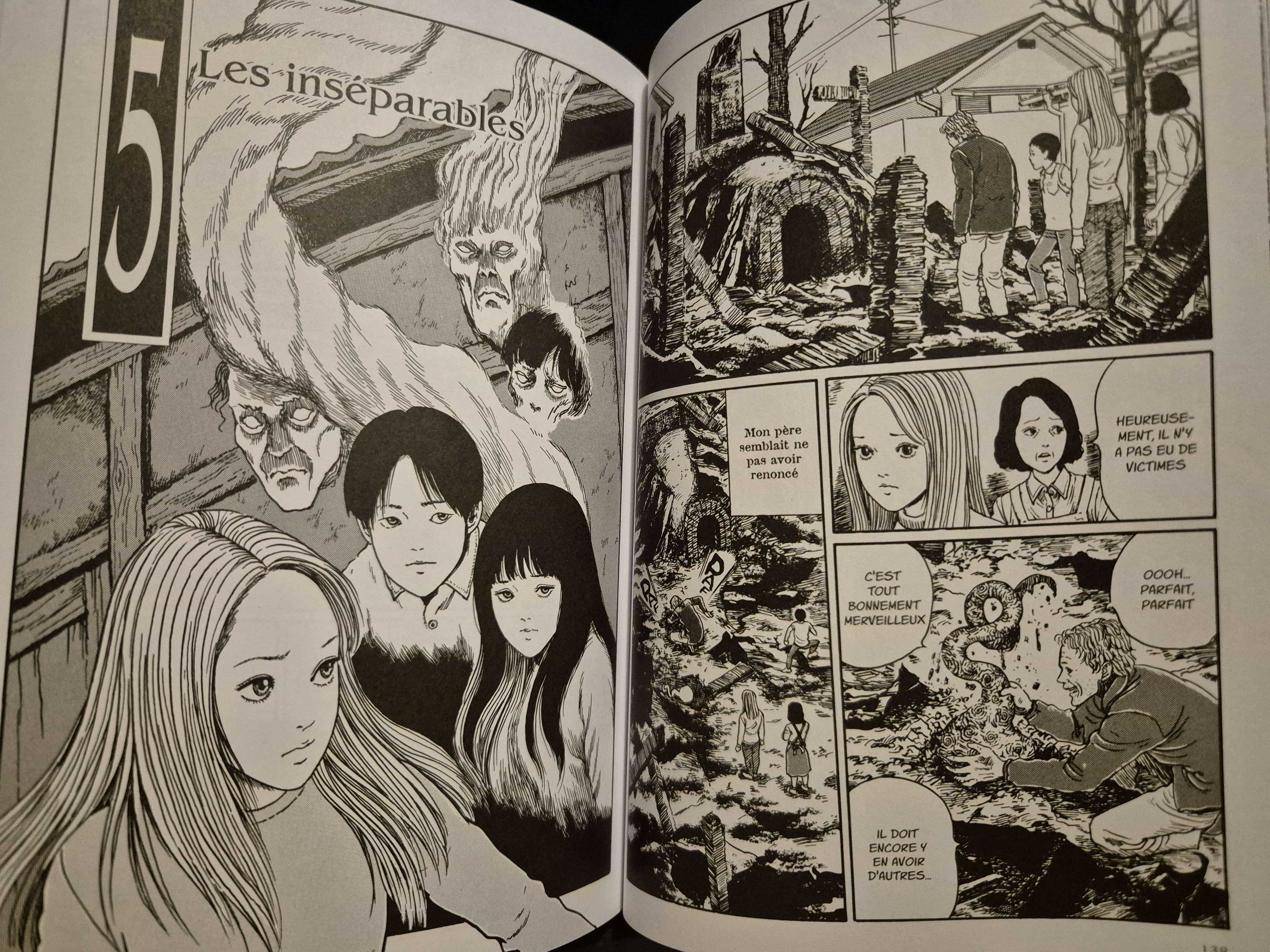🐚 Spirale de JUNJI ITO

Aujourd&rsquo;hui lecture du chapitre 5 et 6 ✅️