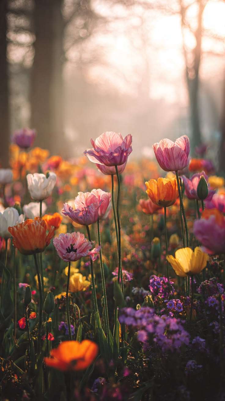 Les fleurs sont les sourires de la terre.