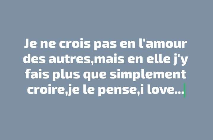 🎵J'y crois pas au autres j'y crois en elle,m&ecirc;me s'il fallait tomber,je sais qu'elle me relevera,et s'il d&eacute;pens&eacute; pour te voir,je taf pour &ccedil;a,j'aimerais que dans nos souvenirs,que l'on raconte que l'on a dur&eacute; ainsi,en se tenant la main...les obstacles nous attendent mais j'ai pas peur,tant que t'es l&agrave; bah oui pour moi sava