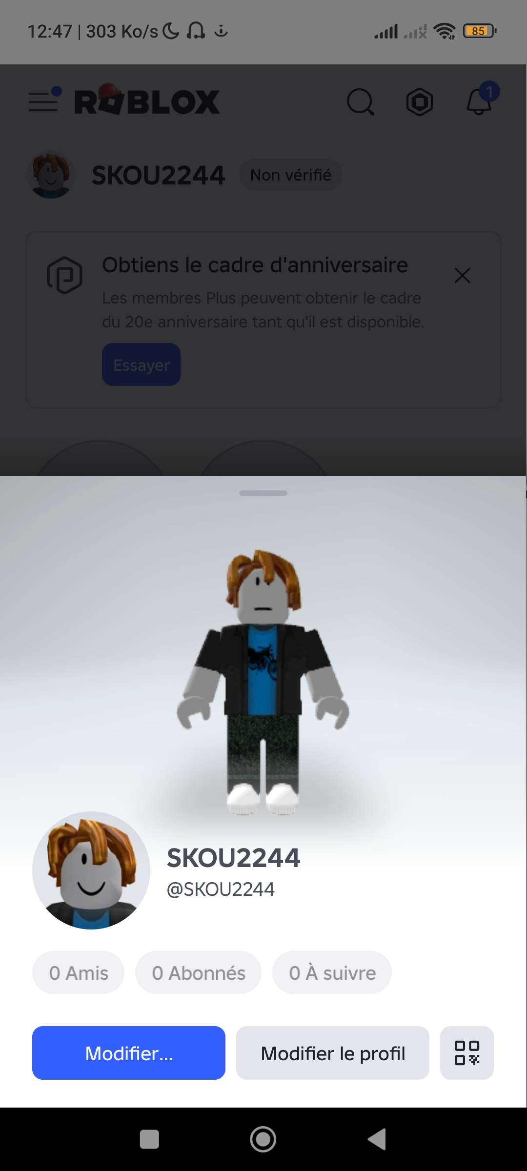 Jou&eacute; avec moi sur Roblox  #travail #choix #partenaire #vote #parents