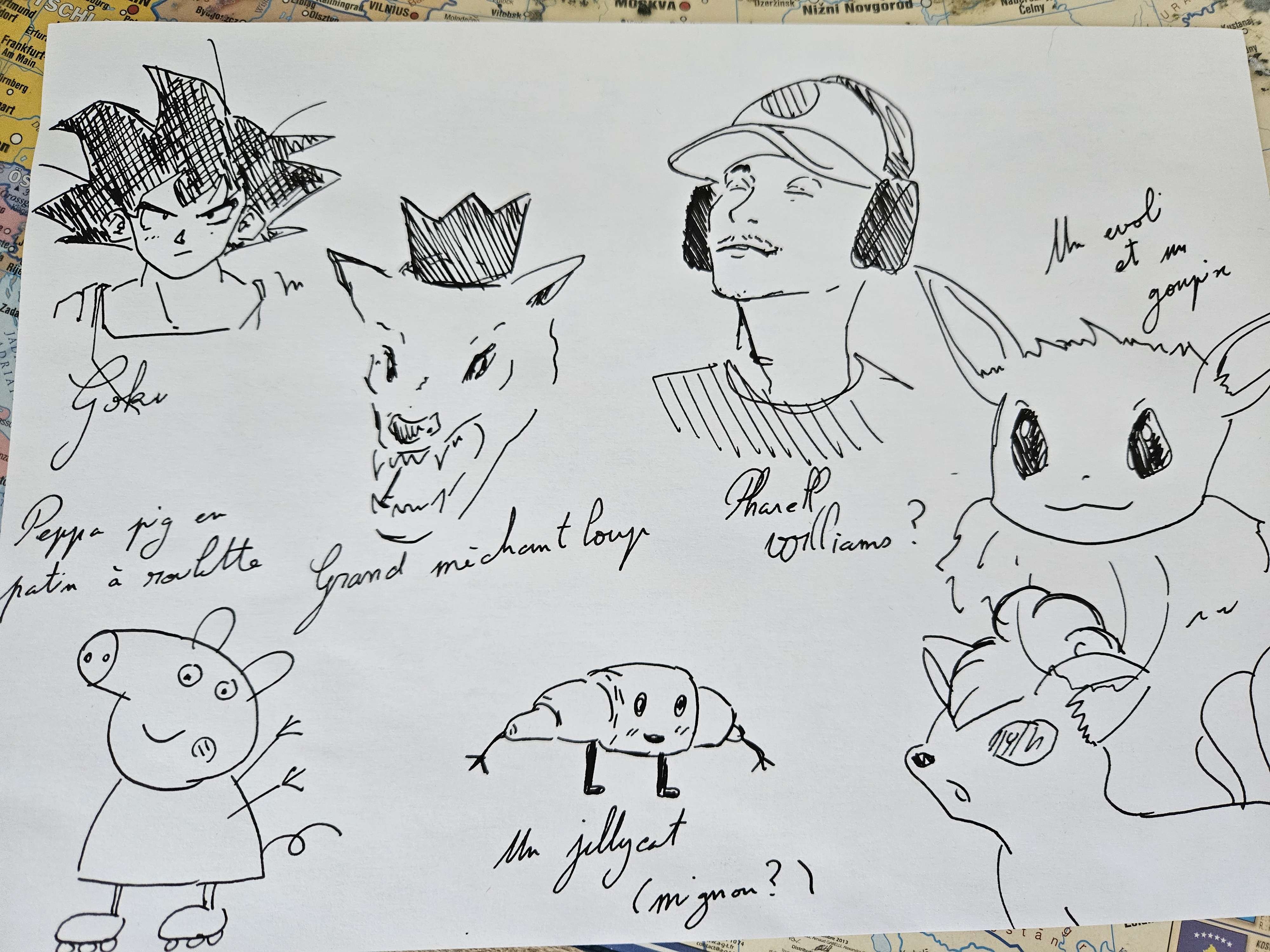 La nouvelle feuille des petits dessins pour mes amoureux/ses