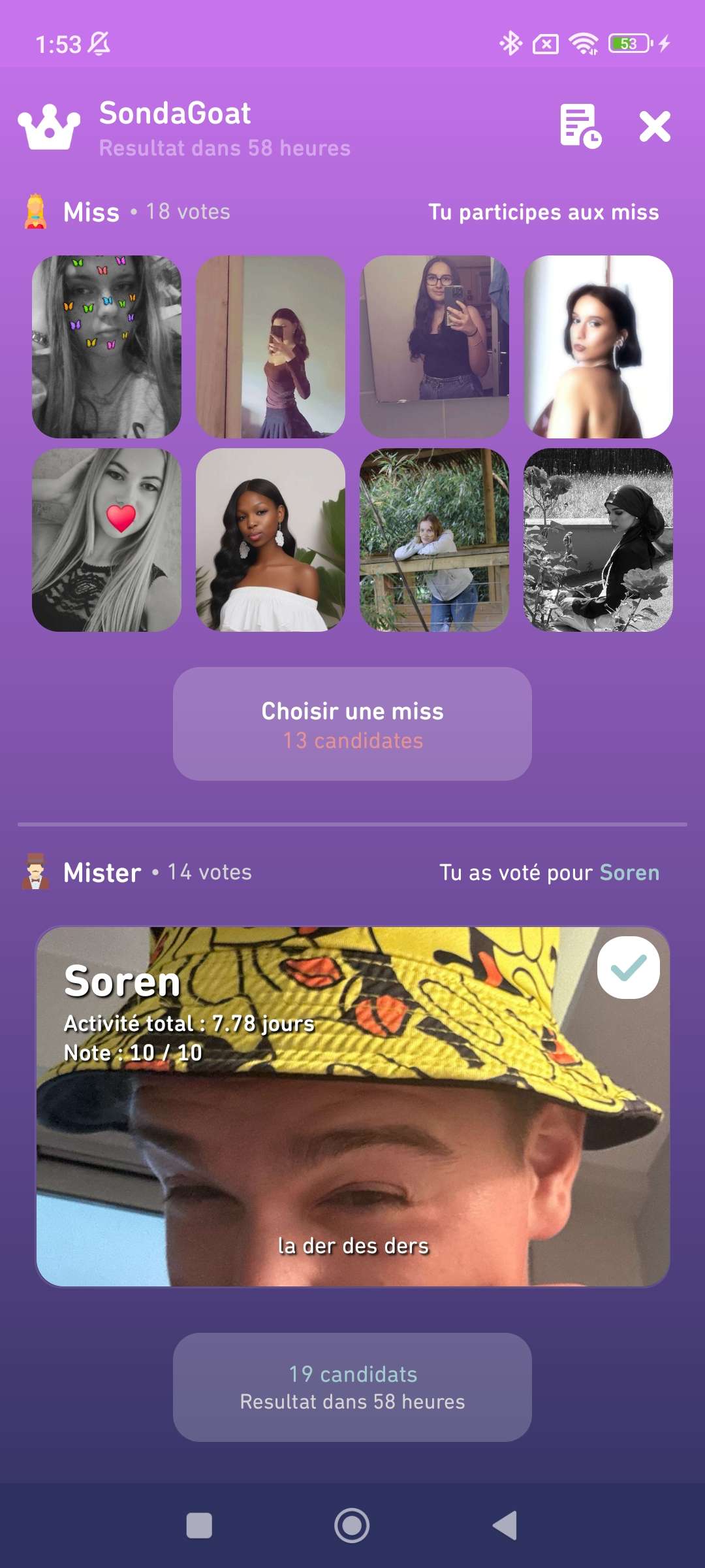 Votez pour moi svp 🙃🙏🏻