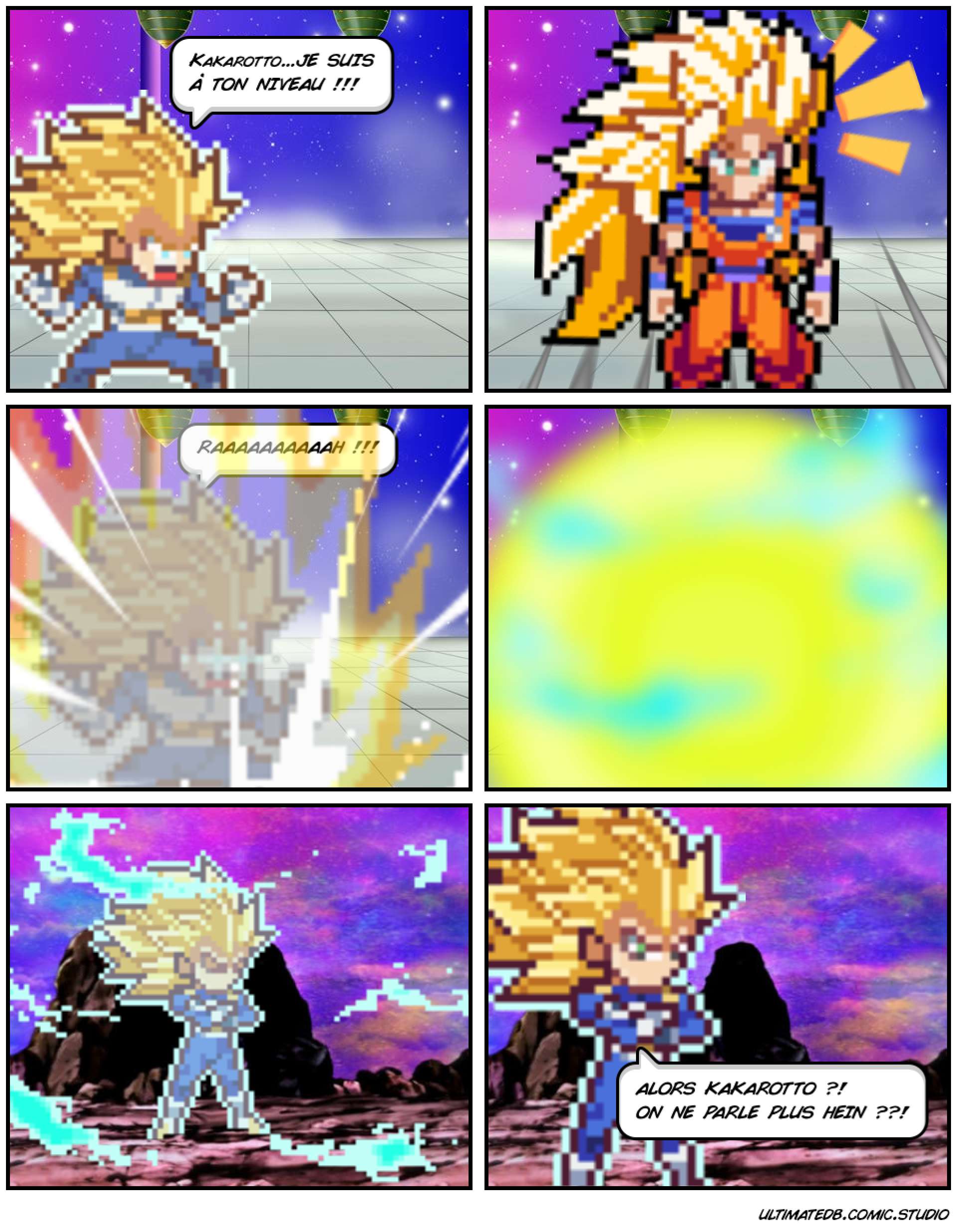 Je sais pas si vous pouvez voir la page en enti&egrave;re ! C'est mon premier fancomic et surtout la premi&egrave;re page ! J'aimerais avoir votre avis.