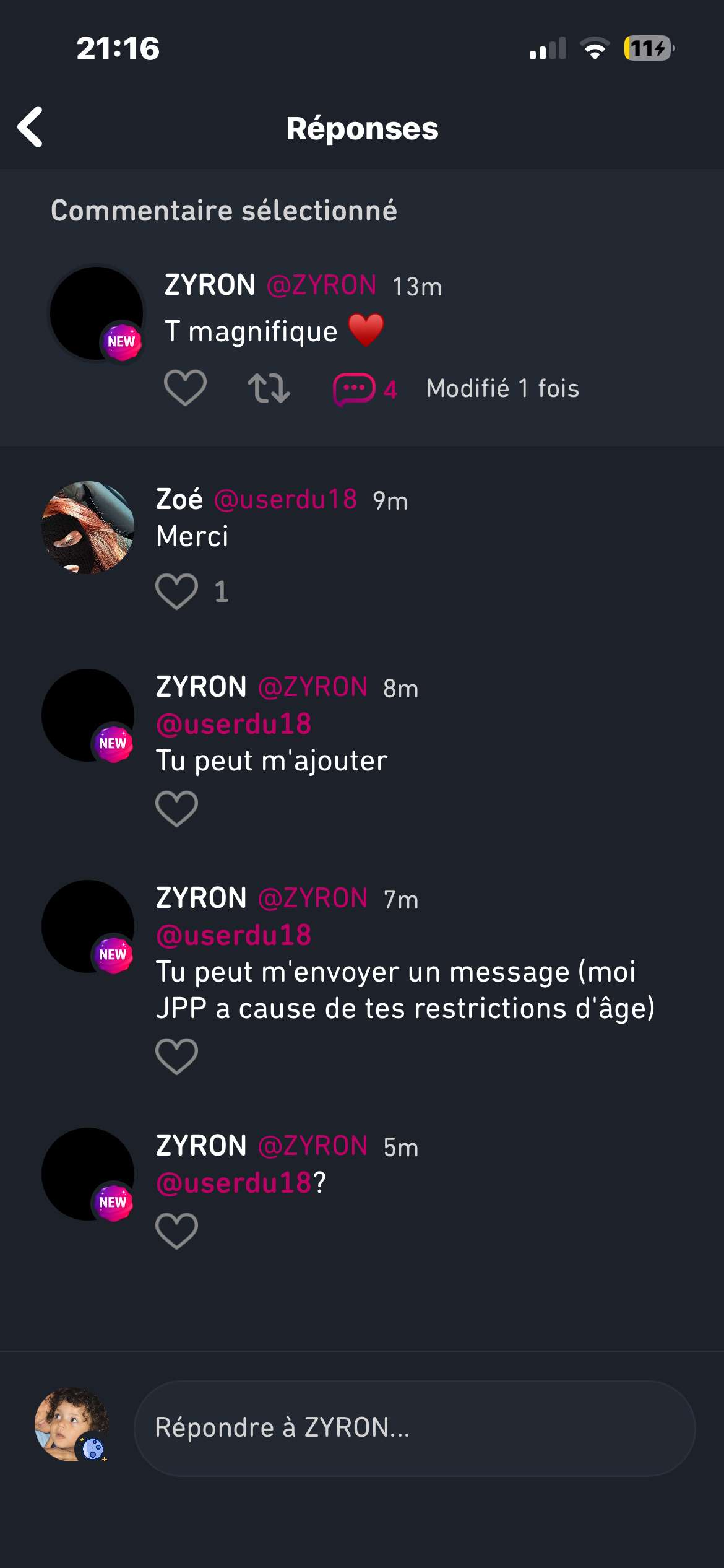 Il joue en ultra offensif sur fifa lui c&rsquo;est sur&hellip;