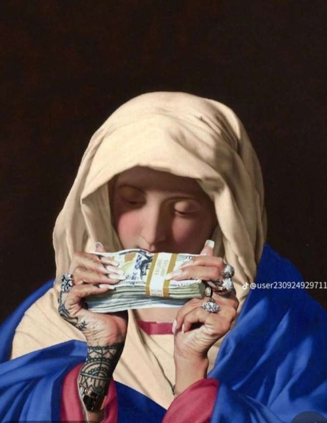 Sache que le frique est ton deuxi&egrave;me dieu et v&eacute;n&eacute;r&eacute; le comme notre premi&egrave;re dieu " All&eacute;luia l'oseille"
