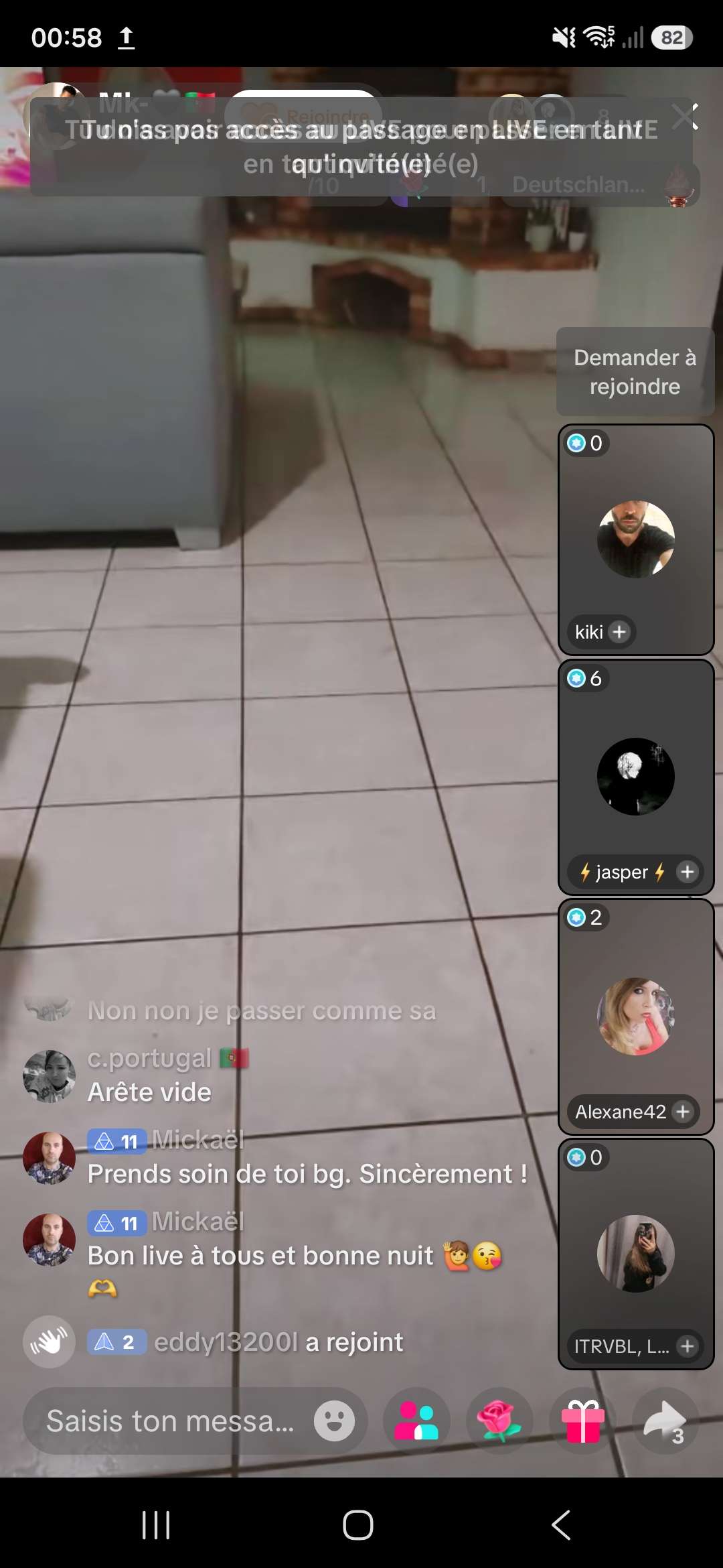 Quelqu'un c comment faire pour &ecirc;tre accept&eacute; en tant qu'invit&eacute; sur un live tiktok