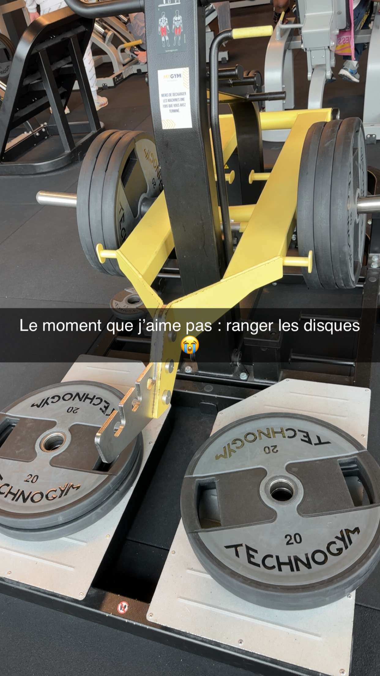 Le pire moment de la s&eacute;ance jambes 😭