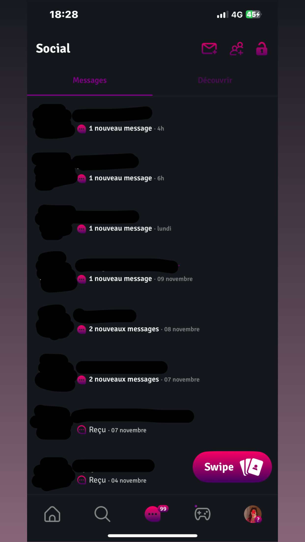 J&rsquo;comprends toujours pas comment j&rsquo;peux avoir autant de dm sans me connecter pendant des semaines