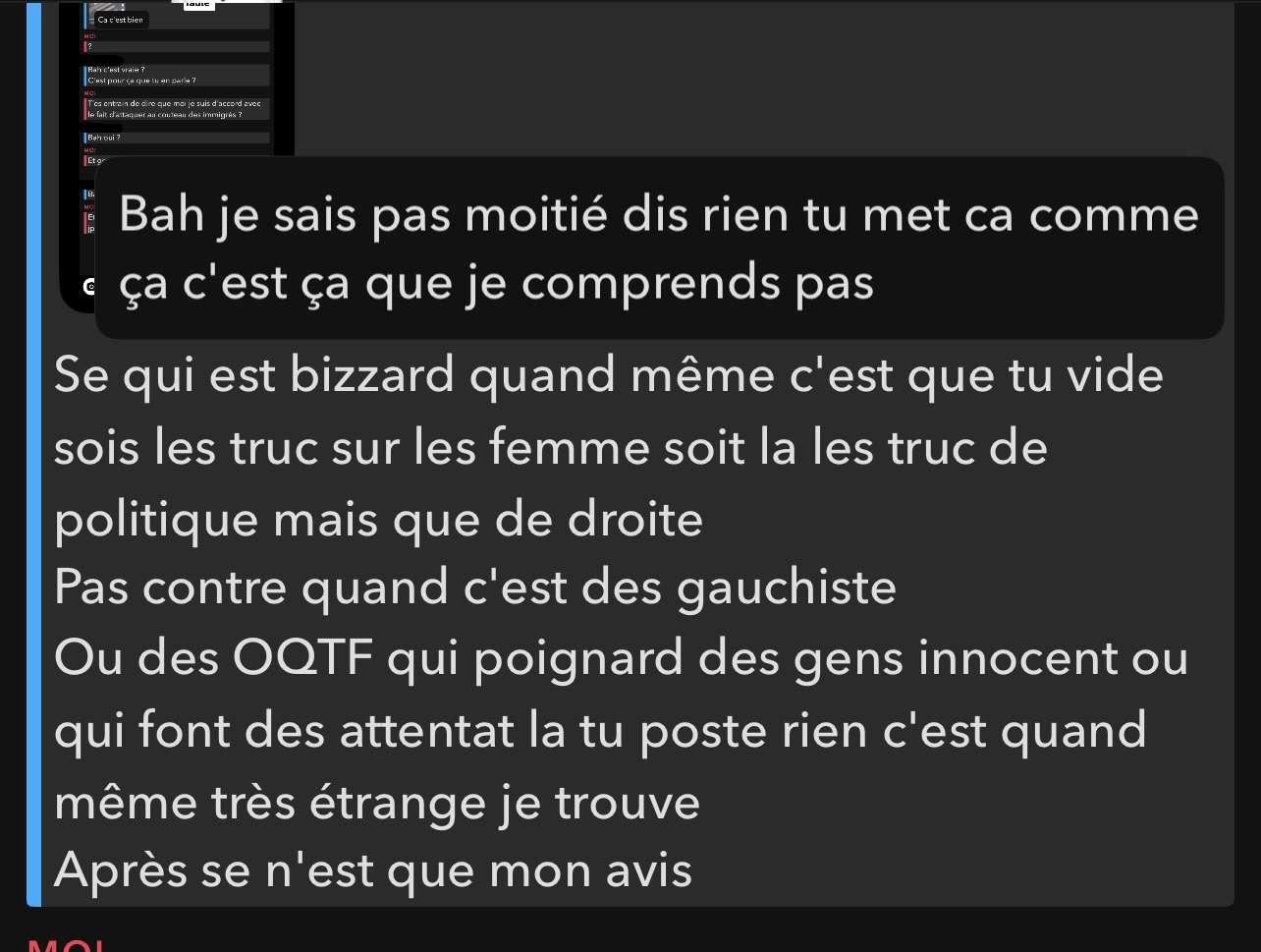 Non c&rsquo;est trop pour ma personne
