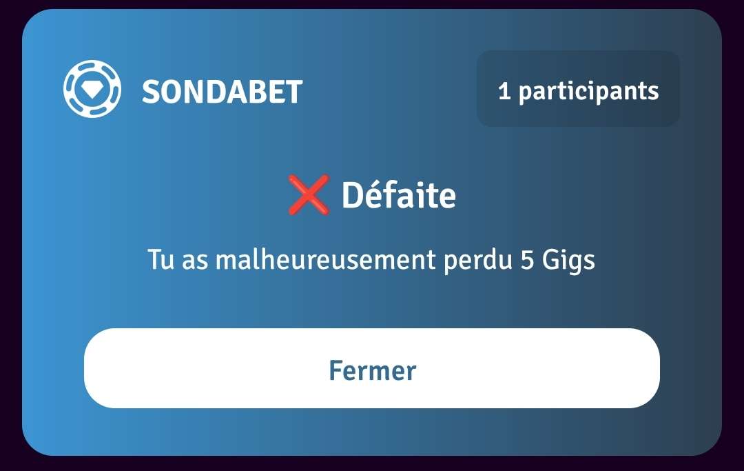 Oh noooon trop triste 😐