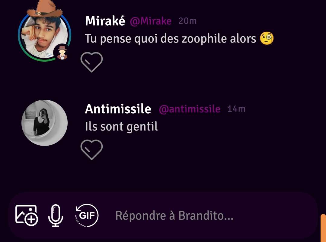 Explique toi tout de suite @antimissile