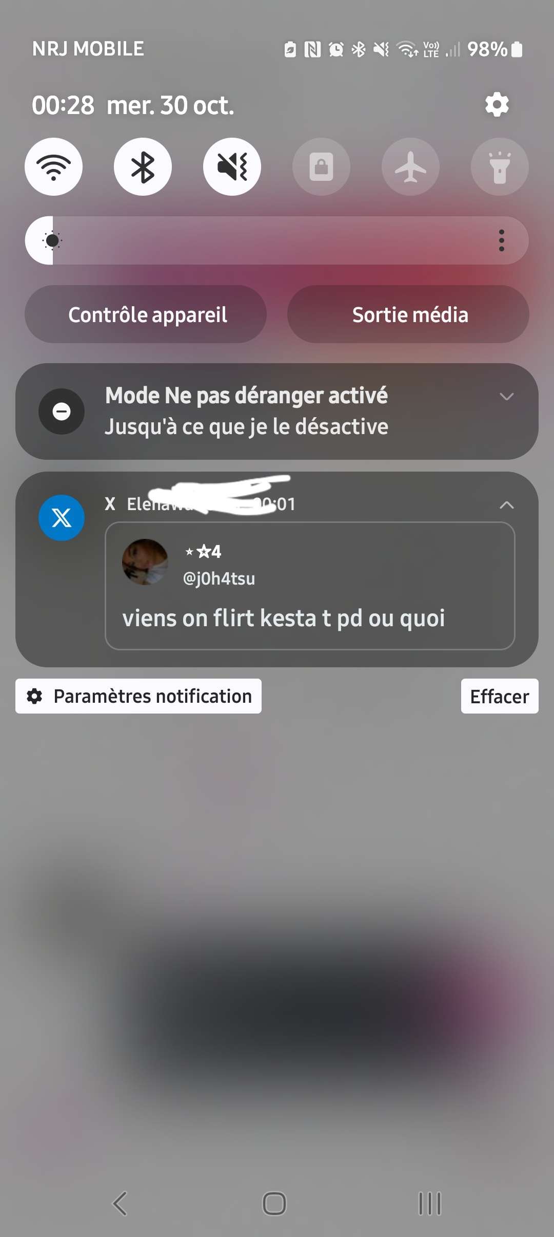 je refait dcp, jsuis tjr chokbar