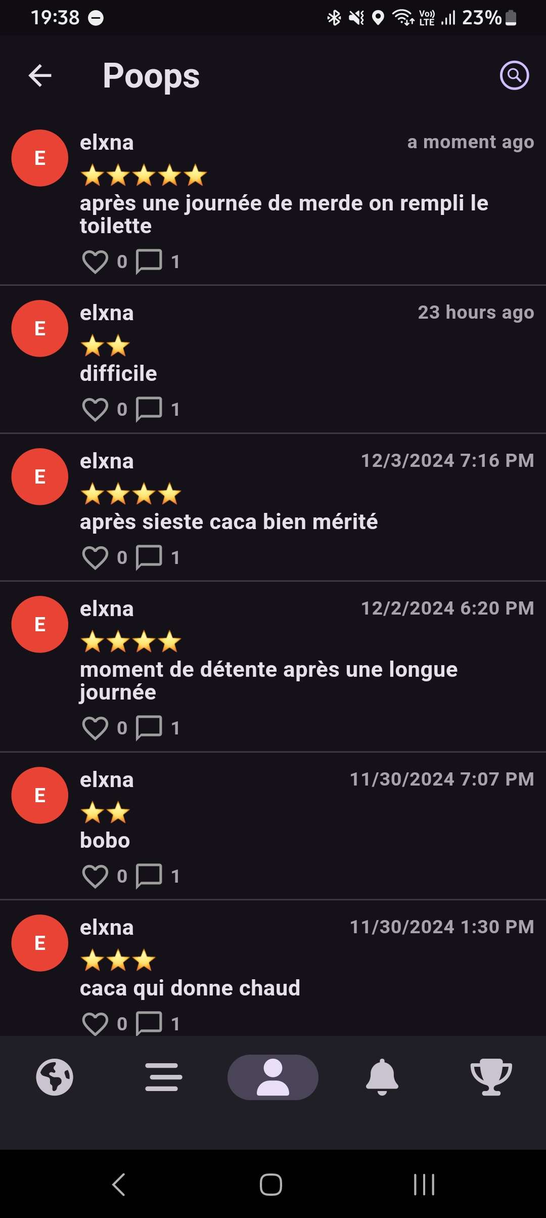 c'est bien des commentaires de merde tiens